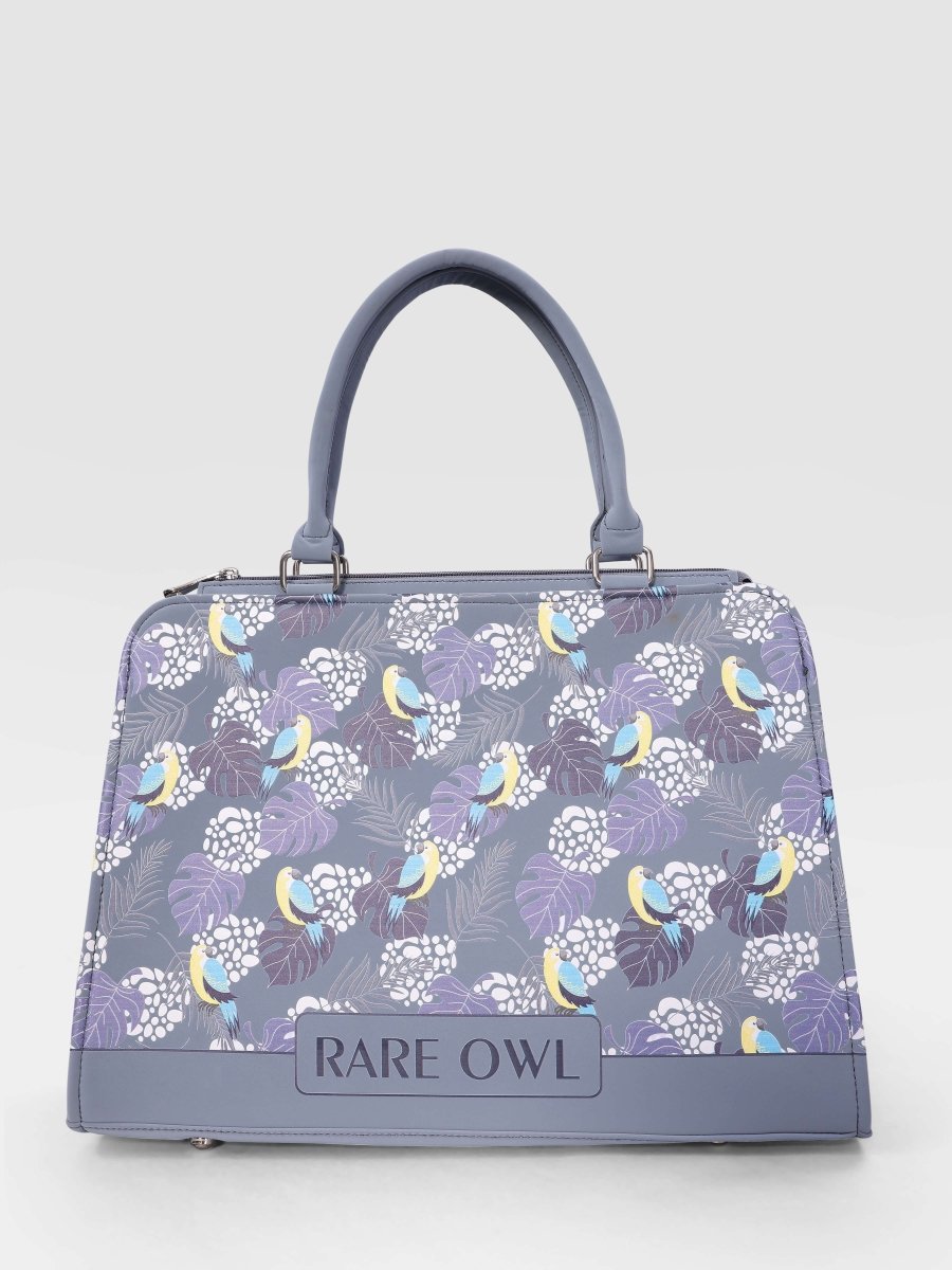 Parrot & Leaf Serenity Customized Tote Bag for Women | Rare Canvas - Rare Owl