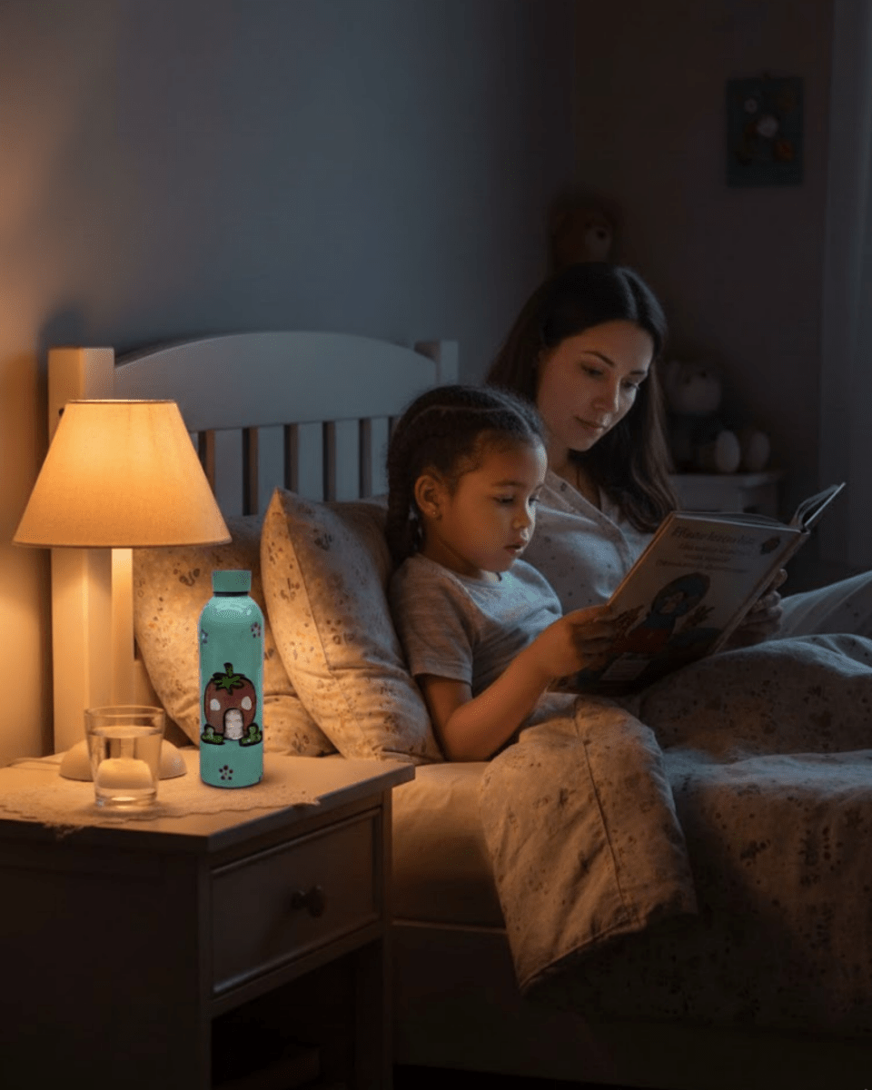 Penguin Buddy Inspired Customized 3D Hand Painted Kids Bottle – 500ml - Rare Owl