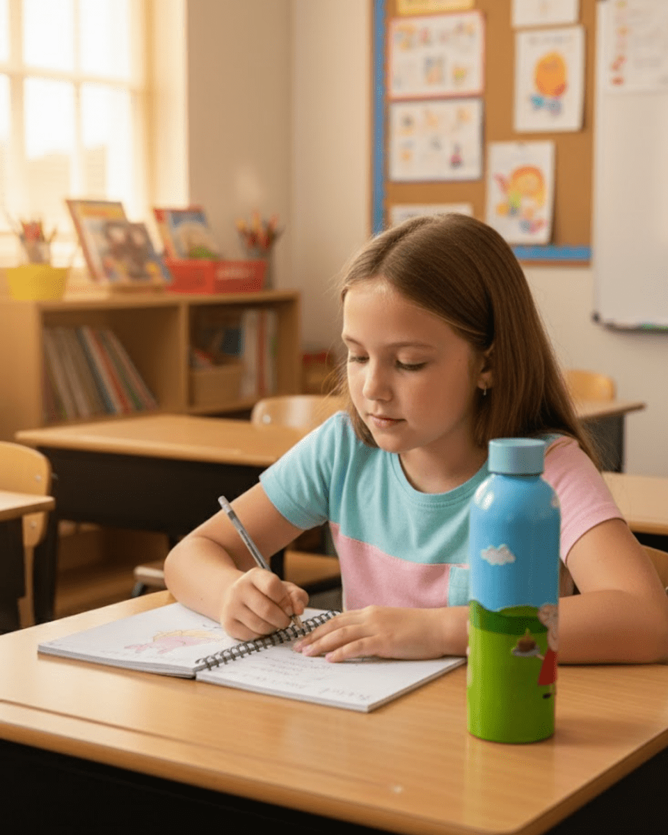 Peppa Pig Inspired Customized 3D Hand Painted Kids Bottle – 500ml - Rare Owl