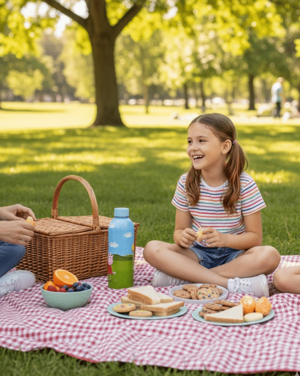 Peppa Pig Inspired Customized 3D Hand Painted Kids Bottle – 500ml - Rare Owl
