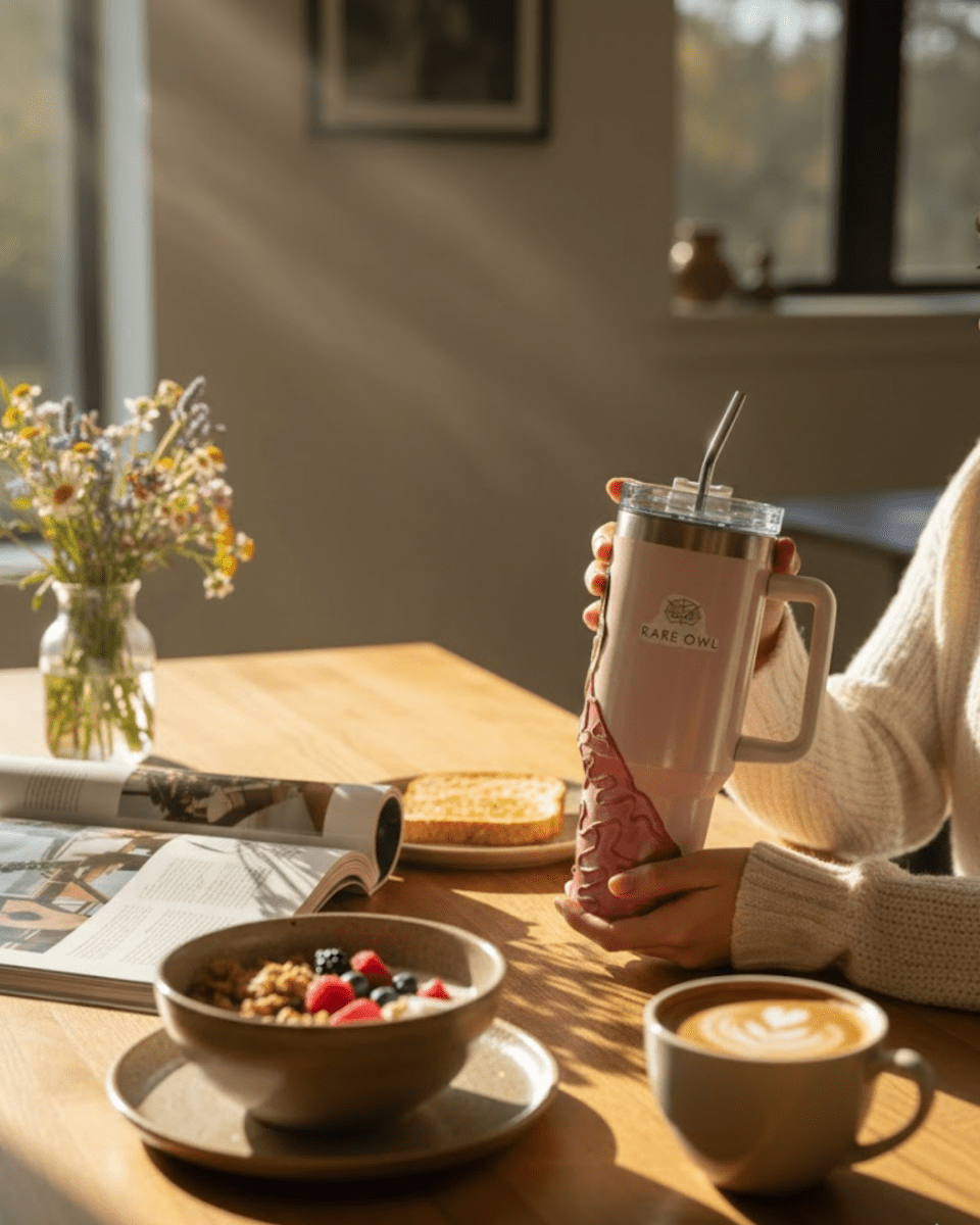 Pink Princess 3D Hand Painted Customized Name Tumbler - Rare Owl