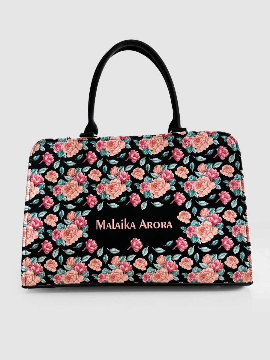 Rosé Reverie Customized Name Tote Bag for Women | Rare Canvas - Rare Owl