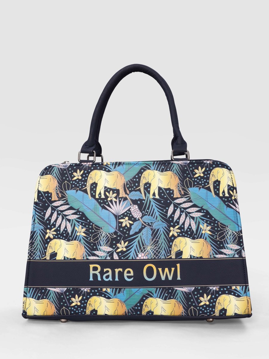 Royal Elephants Customized Tote Bag for Women | Rare Canvas - Rare Owl