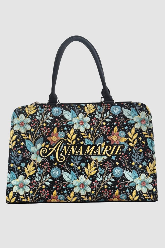 Starlight Garden Customized Name Tote Bag for Women | Rare Canvas - Rare Owl