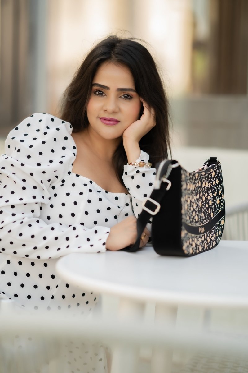 Sunpetal Curve Customized Name Sling Bag - Rare Owl