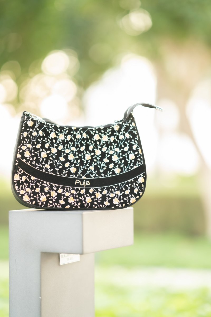 Sunpetal Curve Customized Name Sling Bag - Rare Owl